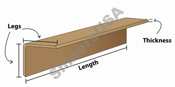Kraft Angle Corner Board Edge Protectors .120" Thick, 2x4x36" skid/2100